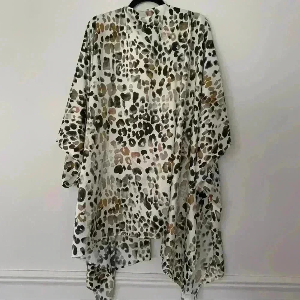 Nordstrom Animal Print Kimono One Size - Picture 5 of 7
